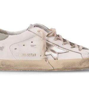 Golden Goose Women White, pink, silver, gray, and mint Sneakers